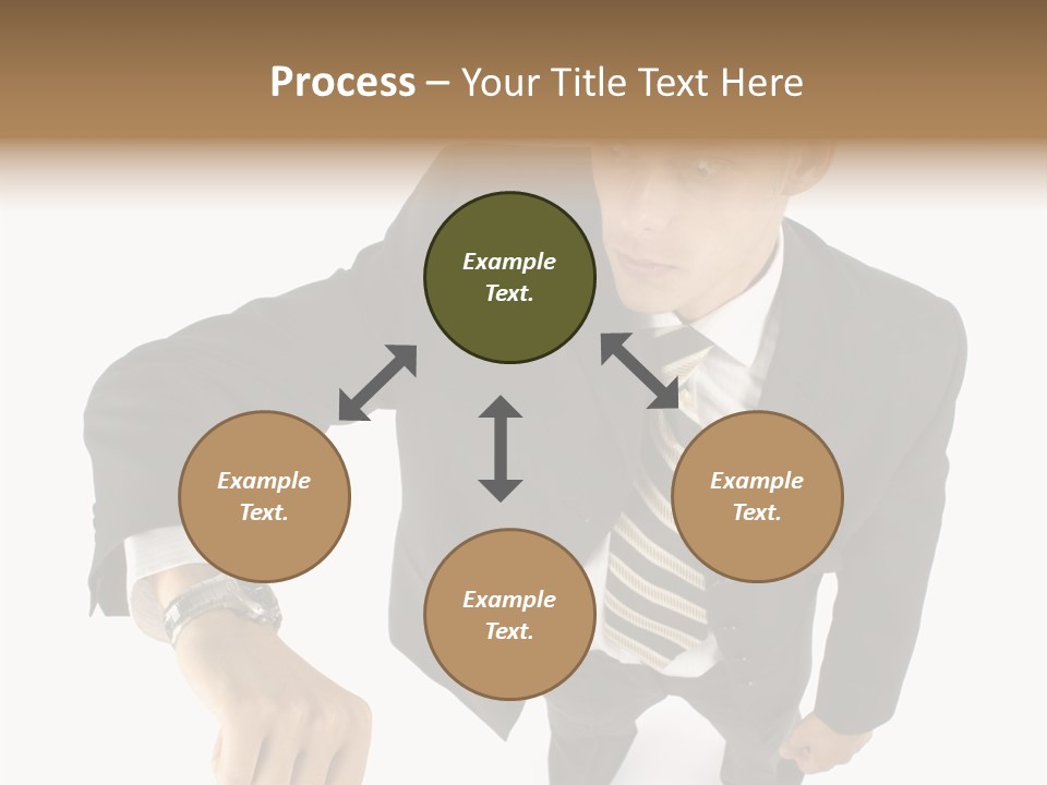 Tie Human Businessman PowerPoint Template