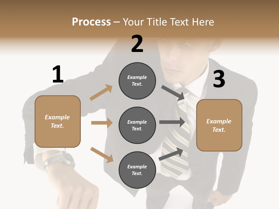 Tie Human Businessman PowerPoint Template