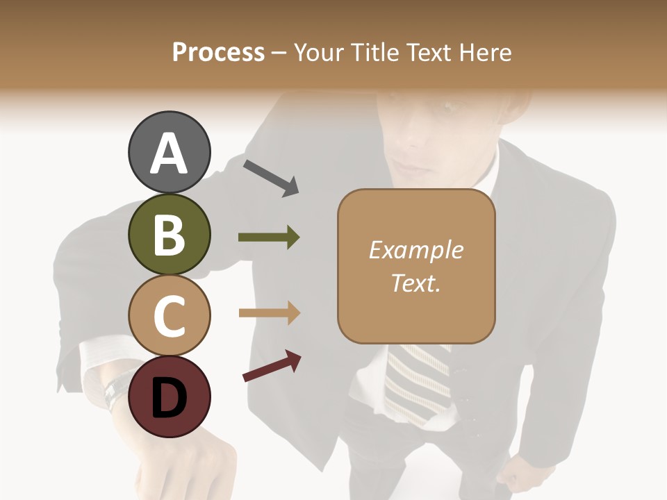 Tie Human Businessman PowerPoint Template