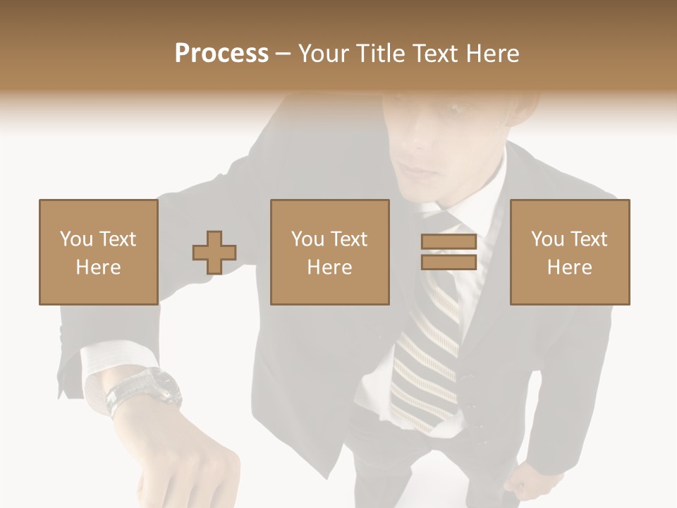 Tie Human Businessman PowerPoint Template