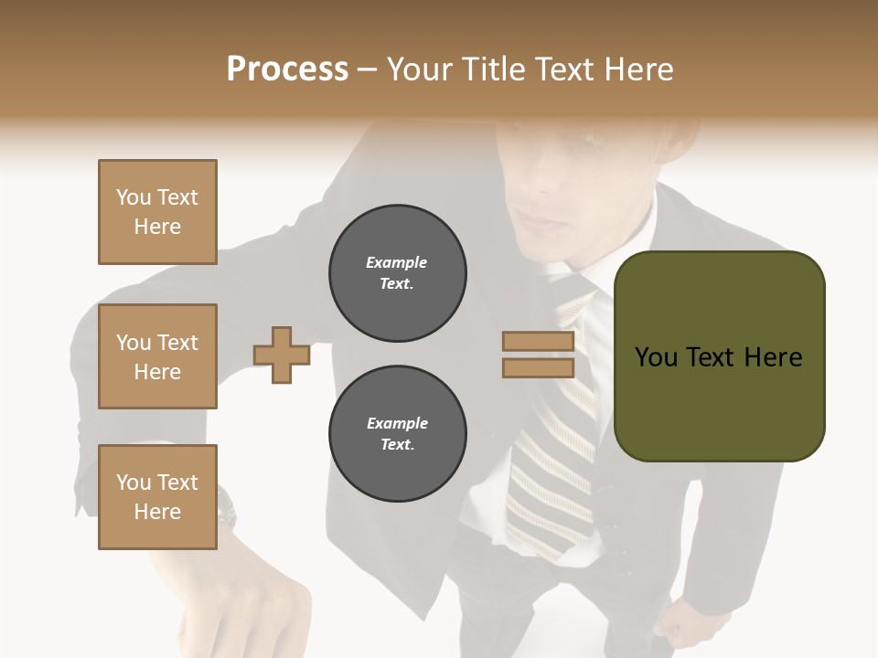 Tie Human Businessman PowerPoint Template