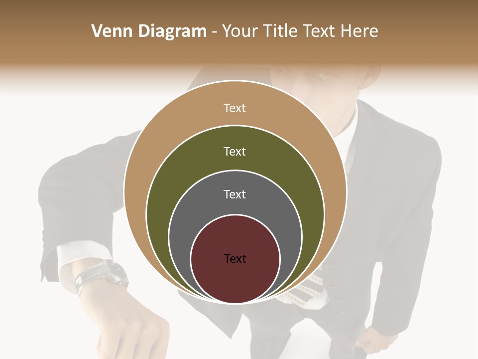 Tie Human Businessman PowerPoint Template