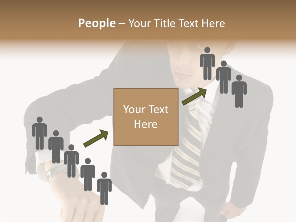 Tie Human Businessman PowerPoint Template