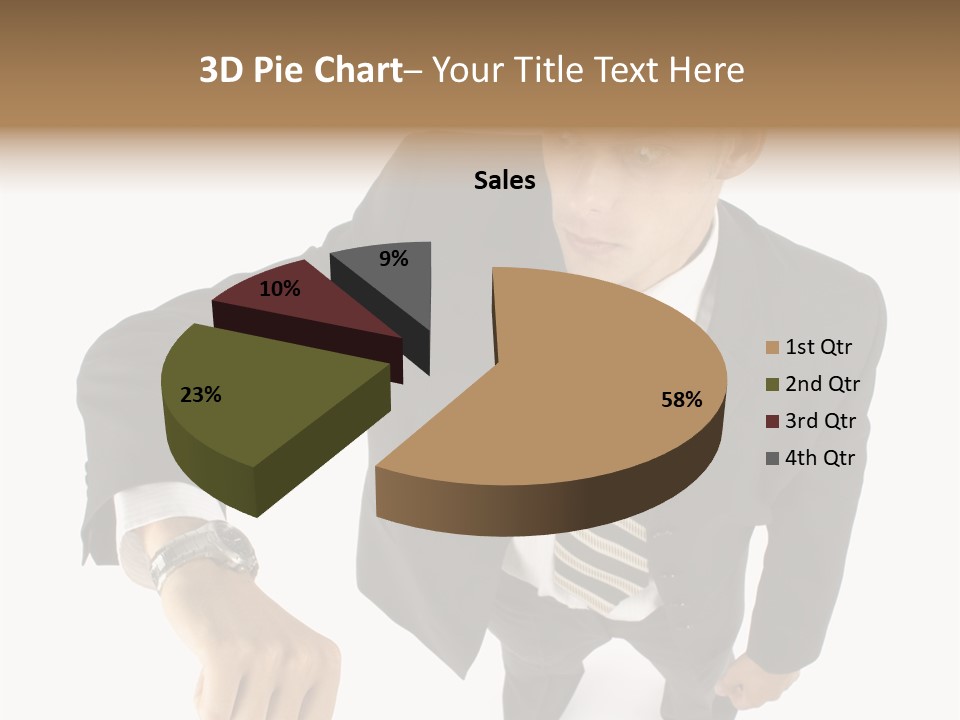 Tie Human Businessman PowerPoint Template
