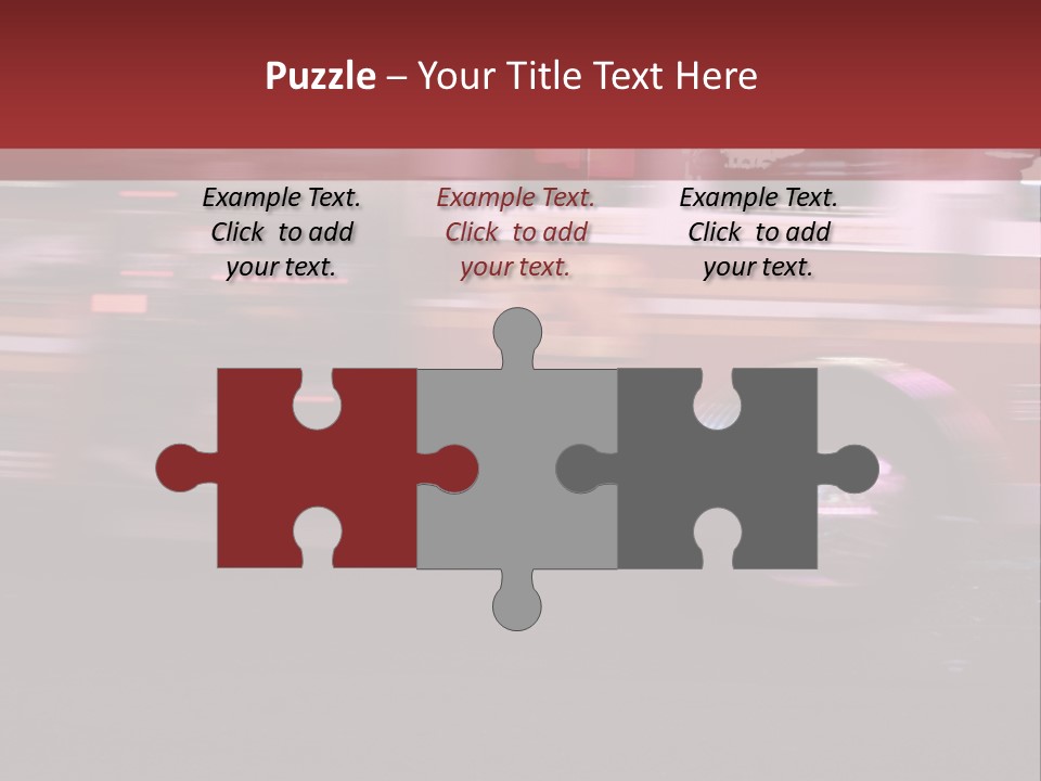 Metro Usa Lights PowerPoint Template