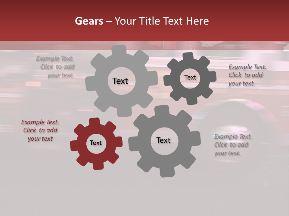 Metro Usa Lights PowerPoint Template