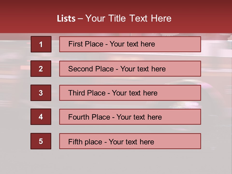 Metro Usa Lights PowerPoint Template