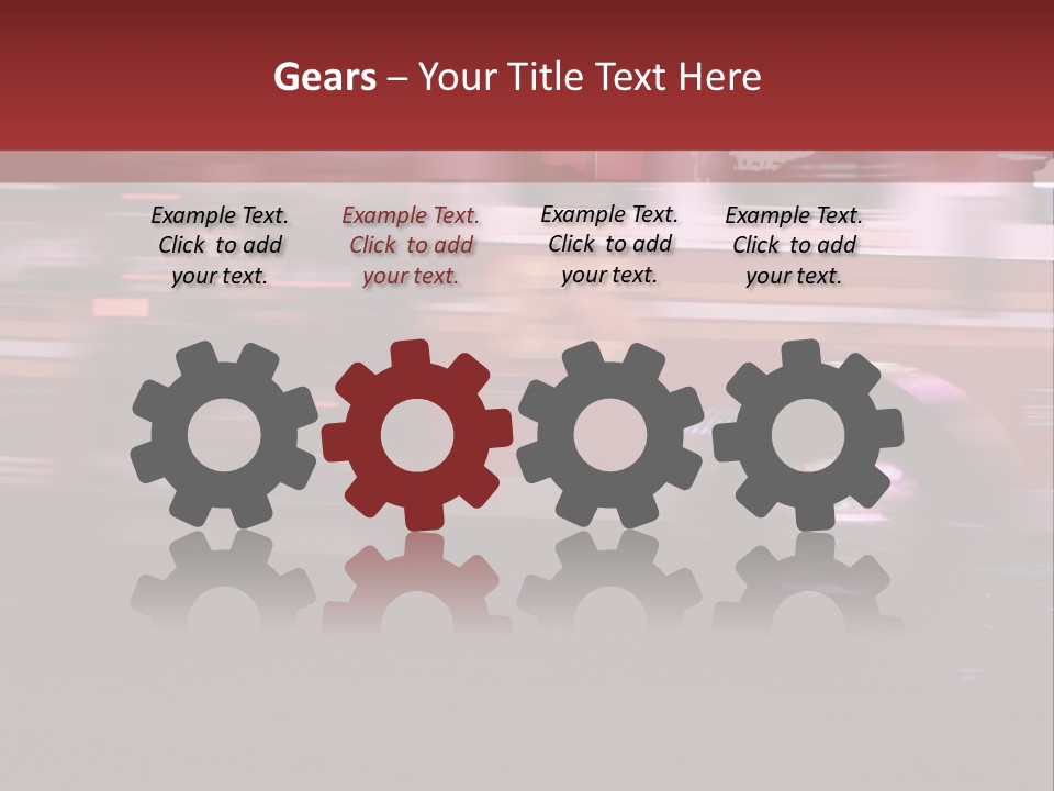 Metro Usa Lights PowerPoint Template