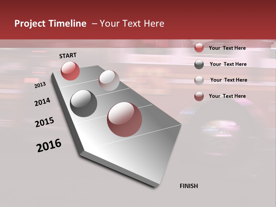 Metro Usa Lights PowerPoint Template