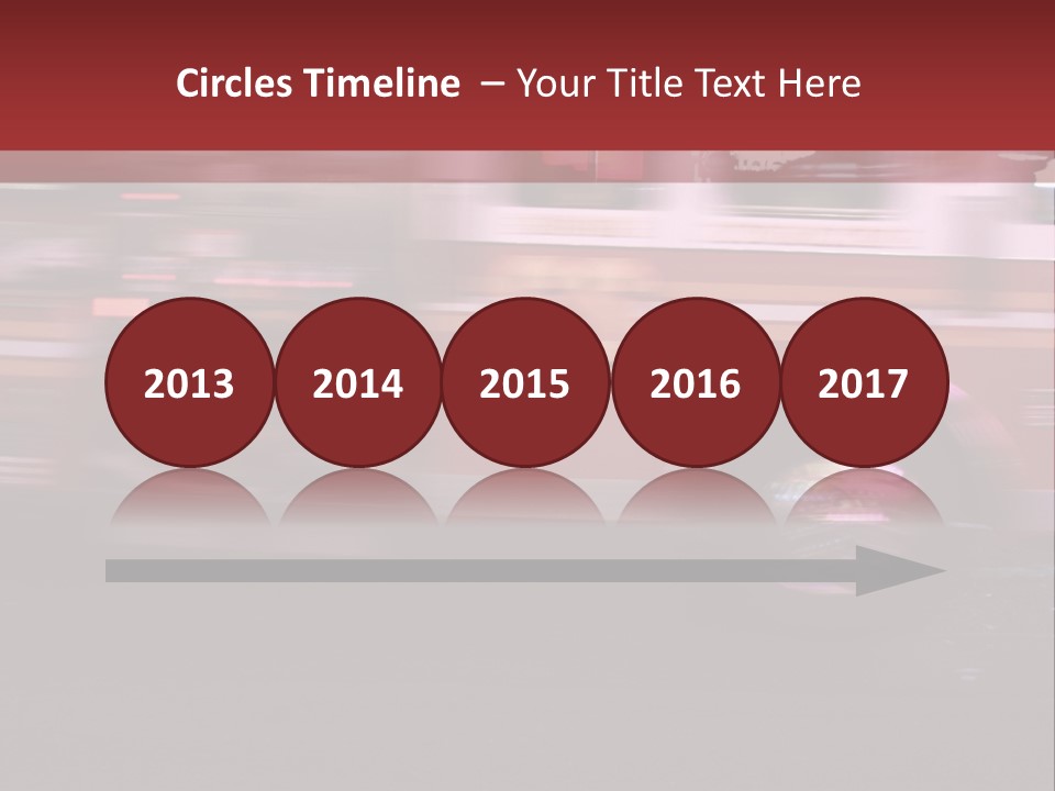 Metro Usa Lights PowerPoint Template