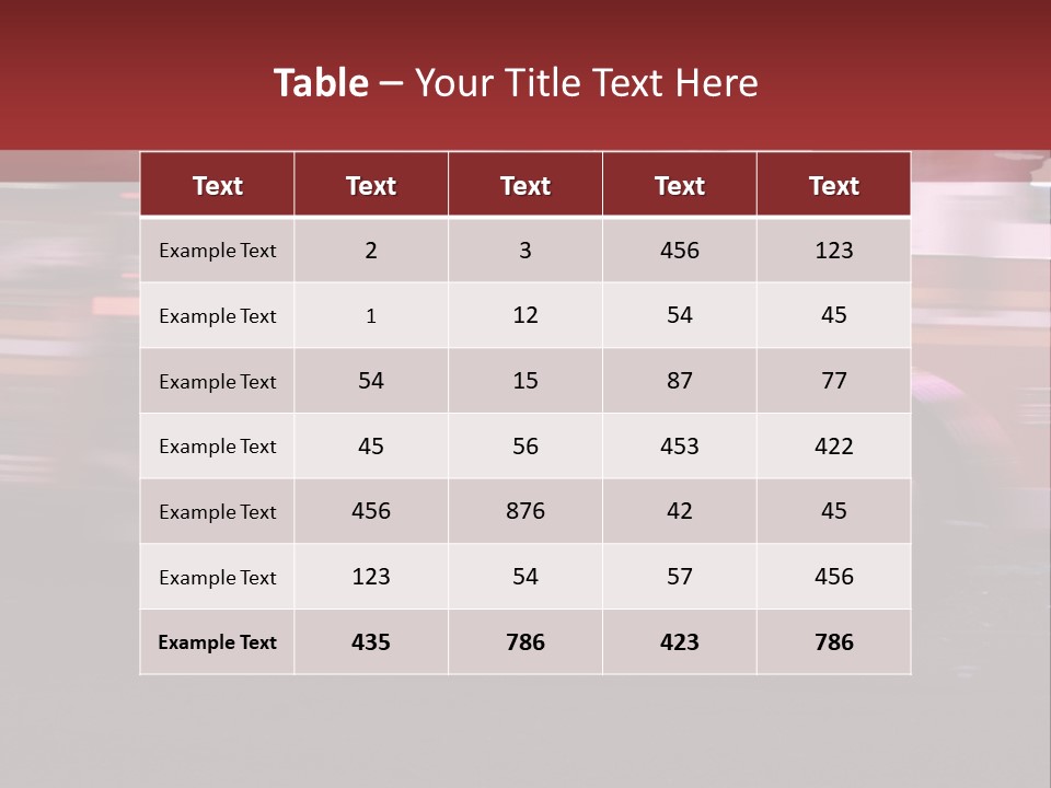 Metro Usa Lights PowerPoint Template