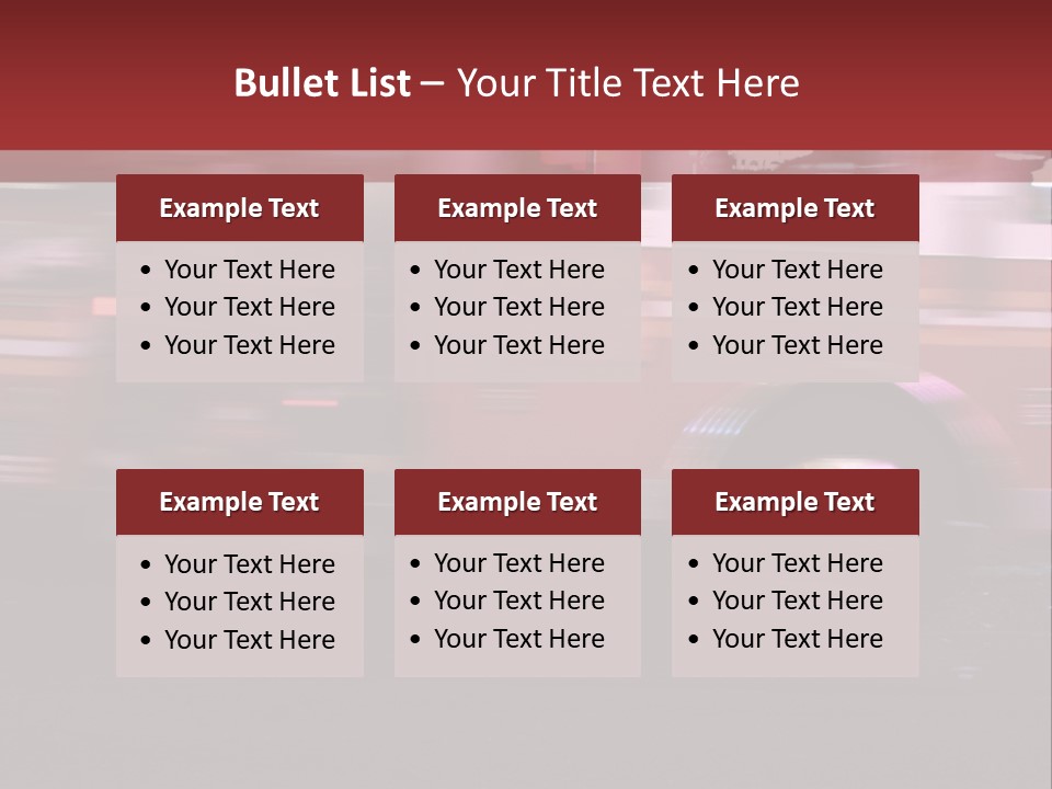 Metro Usa Lights PowerPoint Template