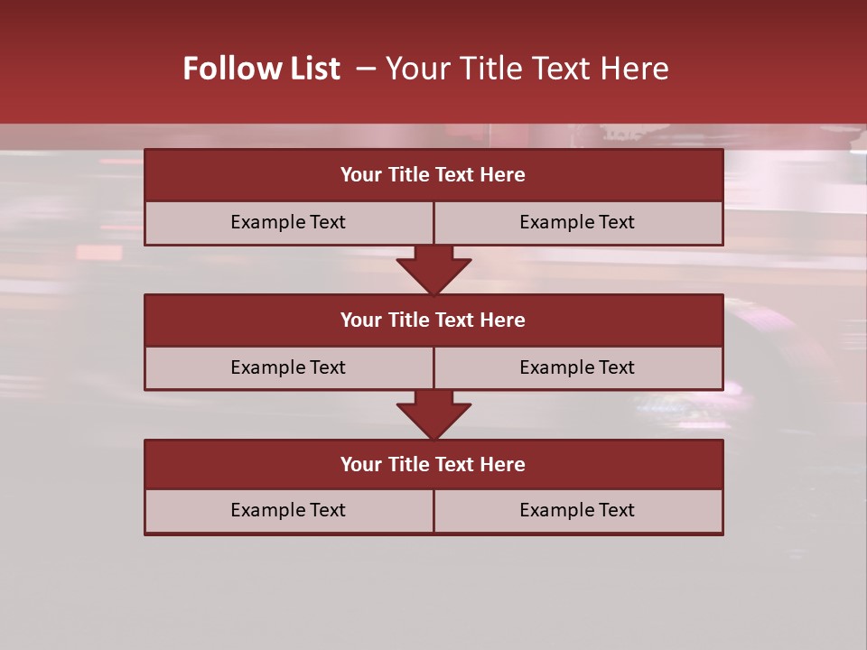 Metro Usa Lights PowerPoint Template