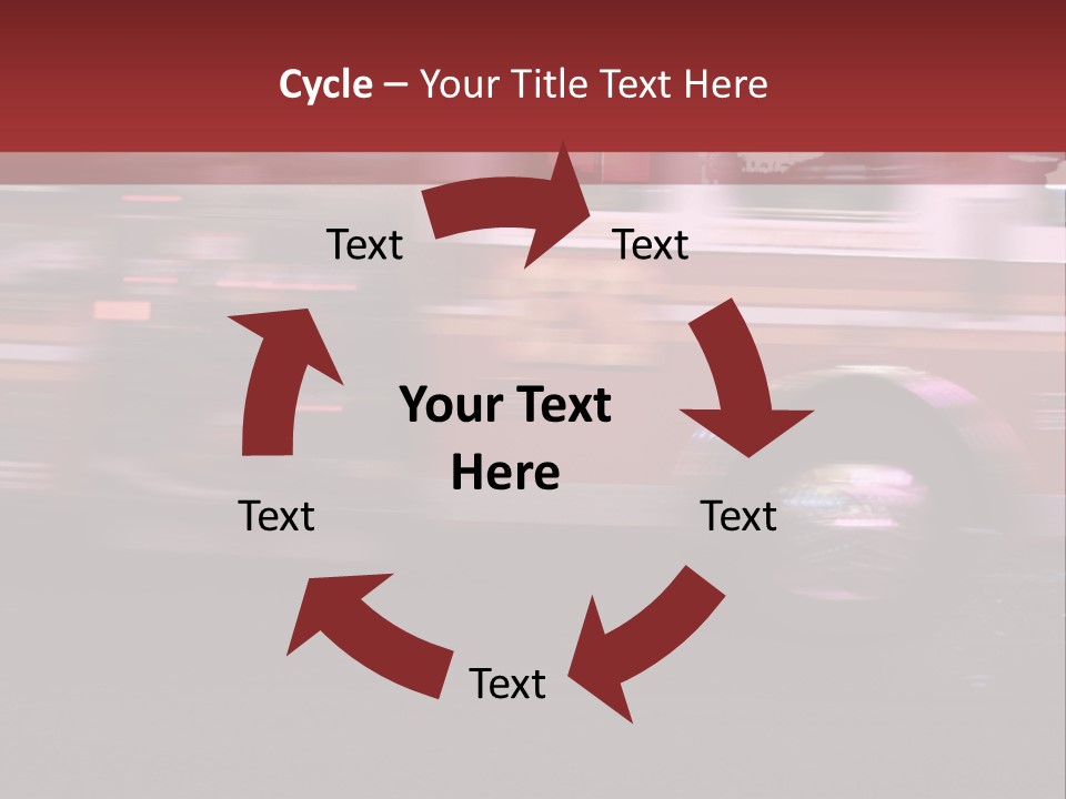 Metro Usa Lights PowerPoint Template