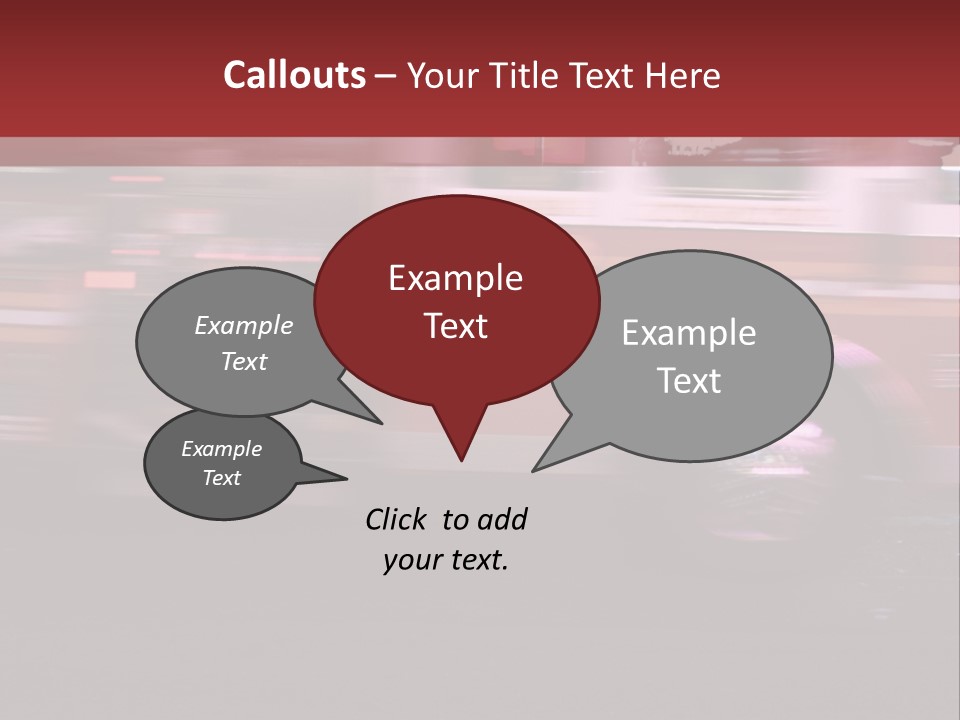 Metro Usa Lights PowerPoint Template