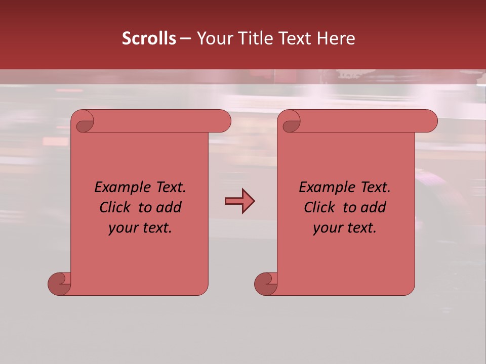 Metro Usa Lights PowerPoint Template