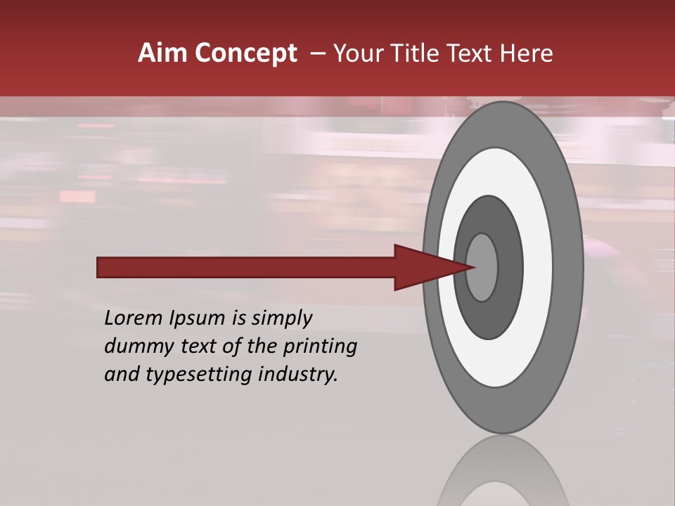 Metro Usa Lights PowerPoint Template