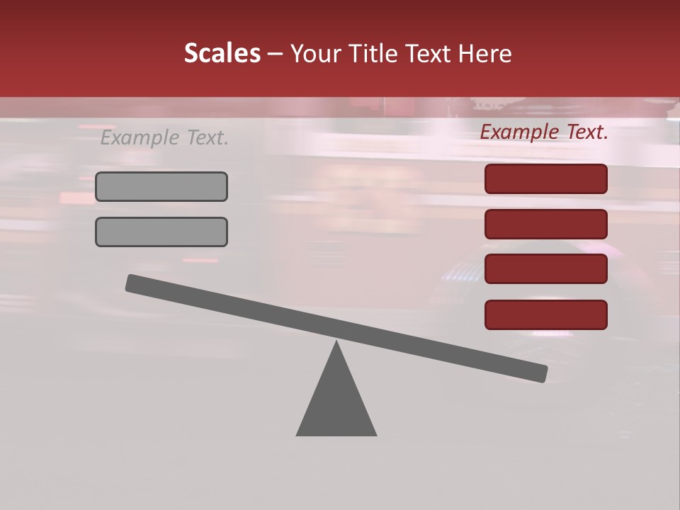 Metro Usa Lights PowerPoint Template