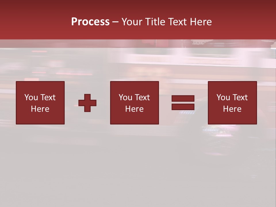 Metro Usa Lights PowerPoint Template