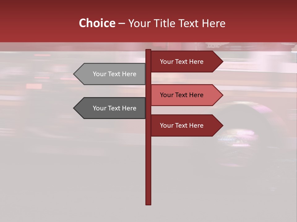 Metro Usa Lights PowerPoint Template