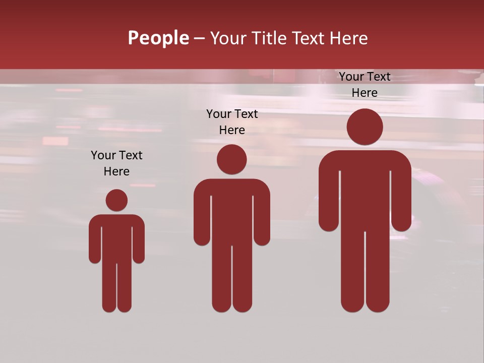 Metro Usa Lights PowerPoint Template