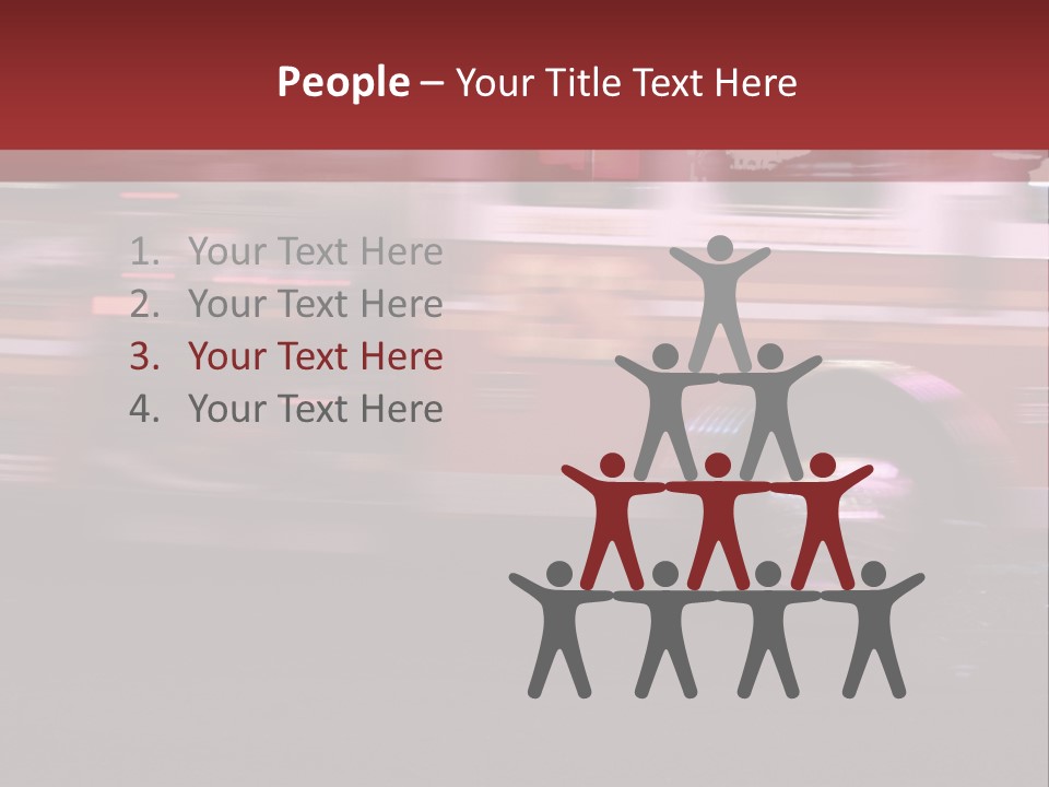 Metro Usa Lights PowerPoint Template