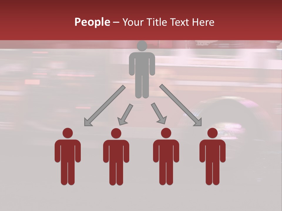 Metro Usa Lights PowerPoint Template