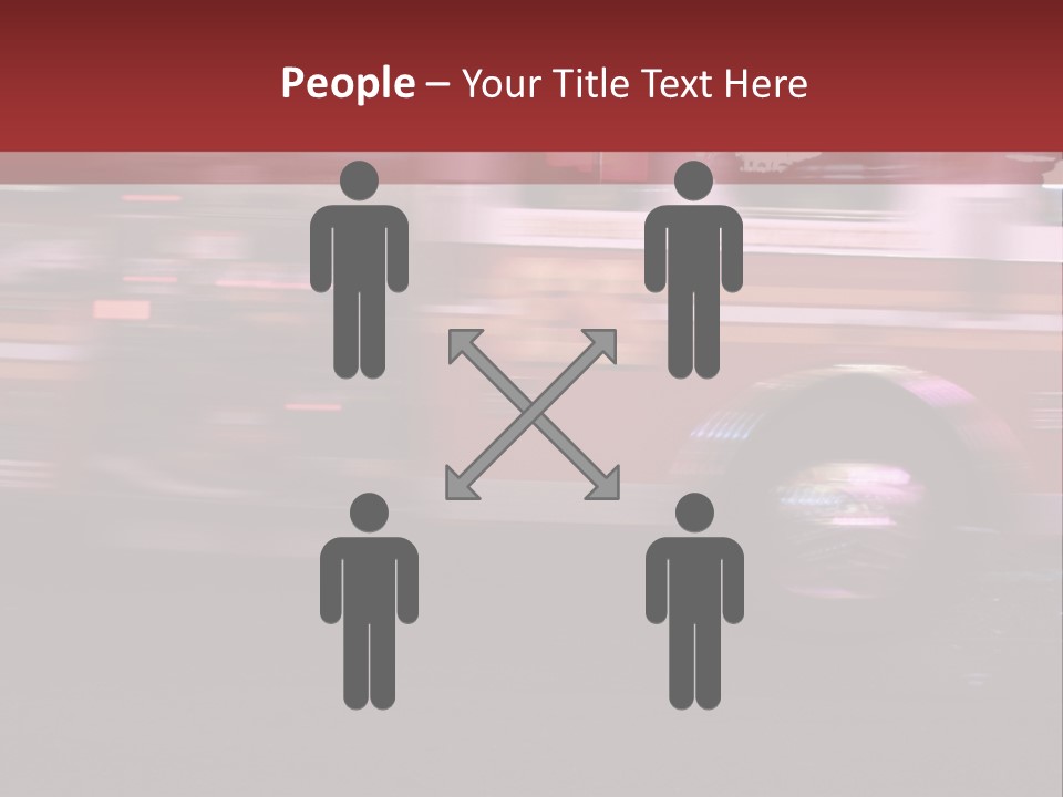 Metro Usa Lights PowerPoint Template