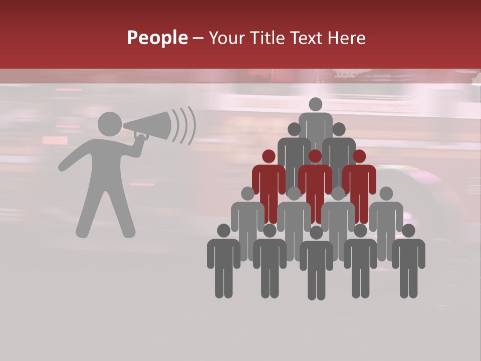 Metro Usa Lights PowerPoint Template