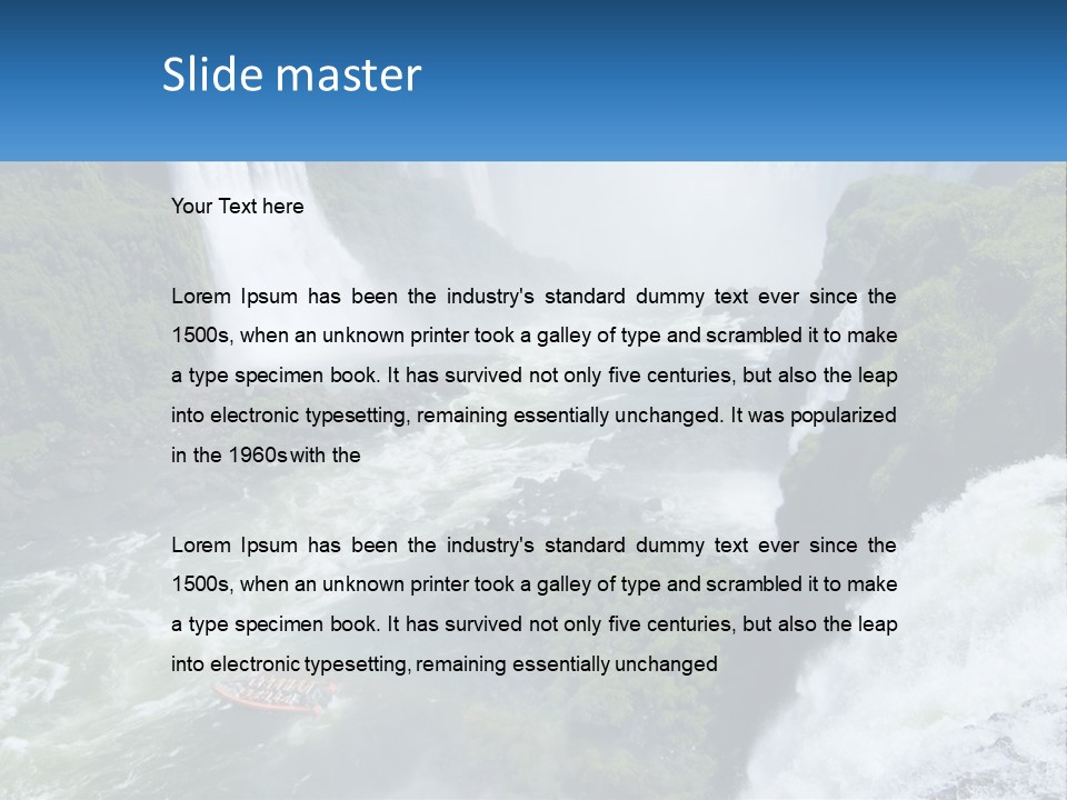 Sky Throat Island PowerPoint Template
