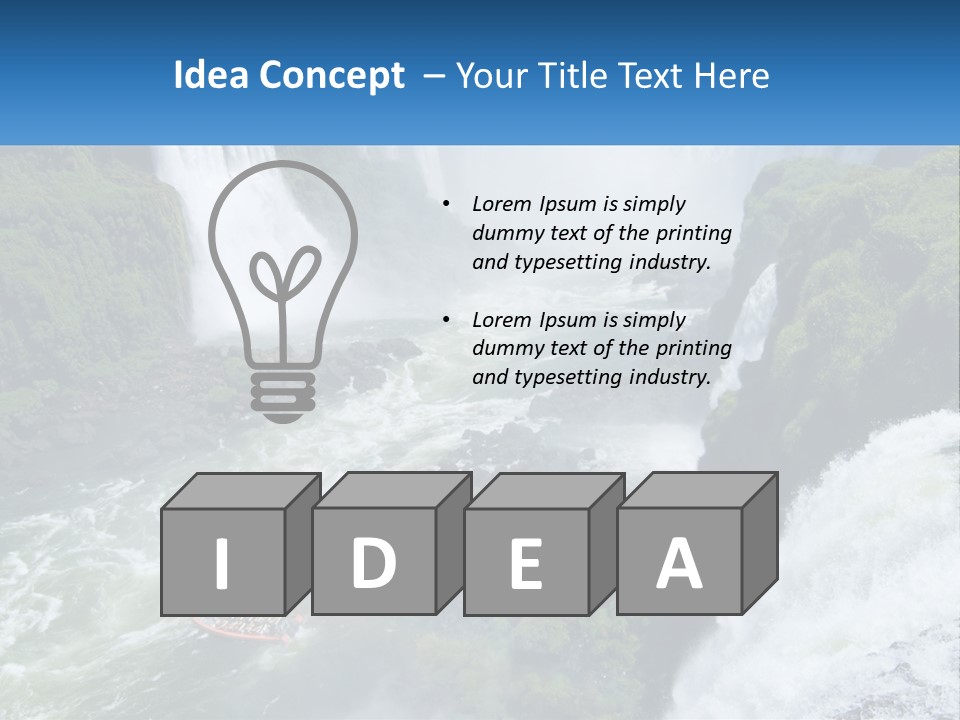 Sky Throat Island PowerPoint Template