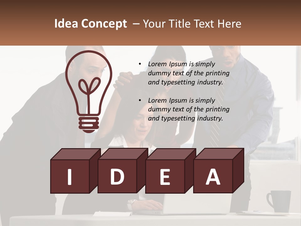 Together Man Woman PowerPoint Template