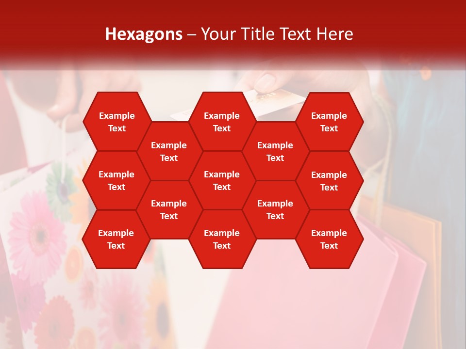 Consumer Mall Bag PowerPoint Template