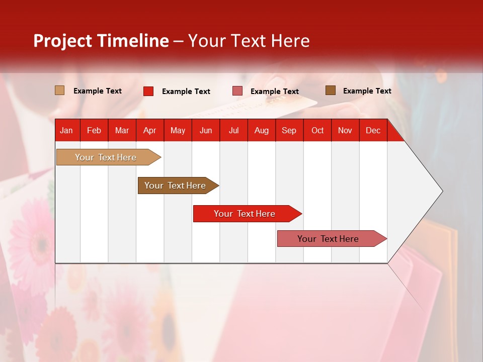 Consumer Mall Bag PowerPoint Template