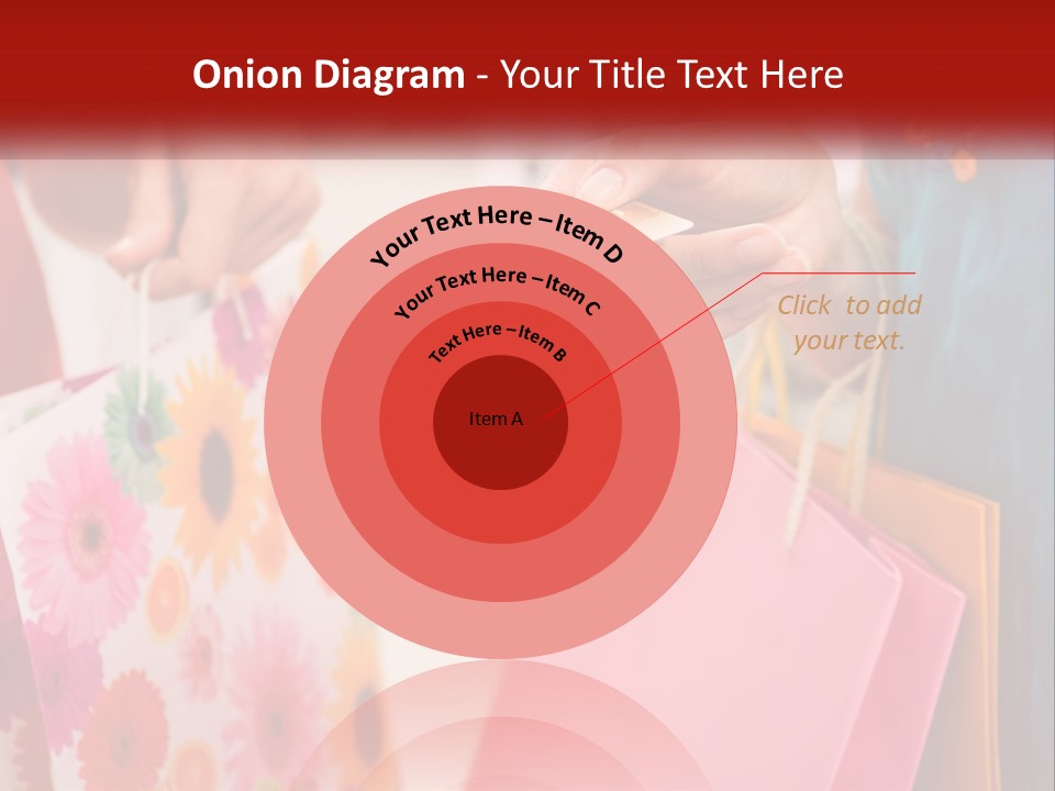 Consumer Mall Bag PowerPoint Template