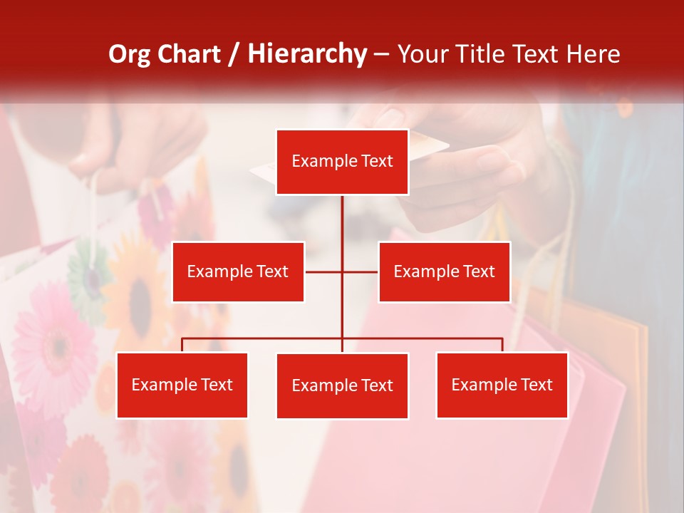 Consumer Mall Bag PowerPoint Template