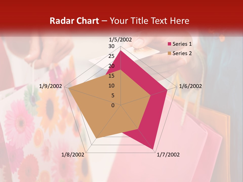 Consumer Mall Bag PowerPoint Template