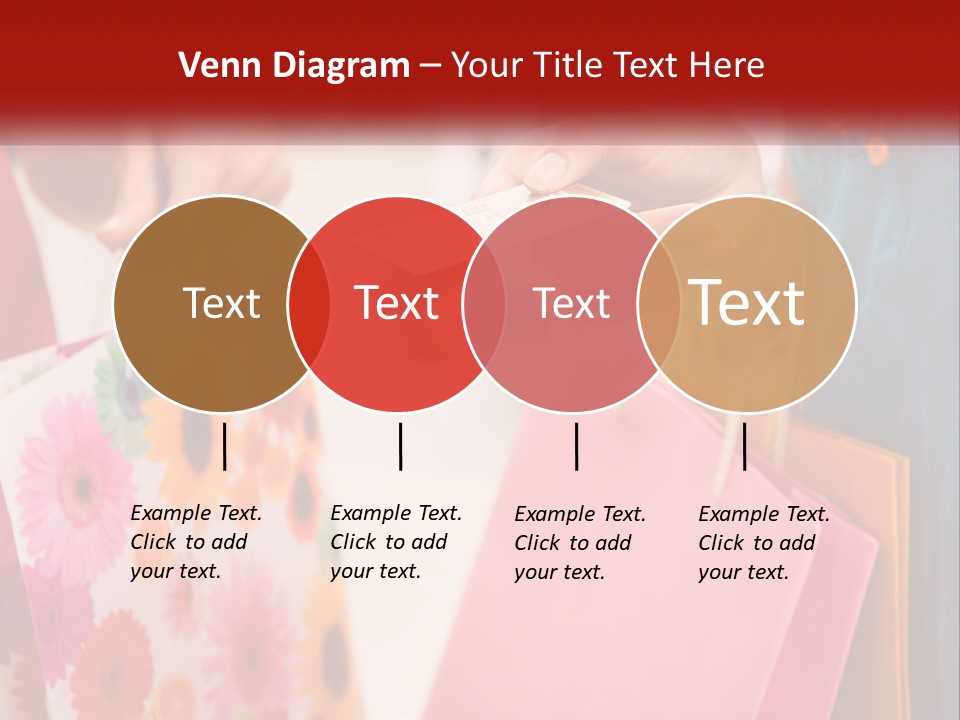 Consumer Mall Bag PowerPoint Template