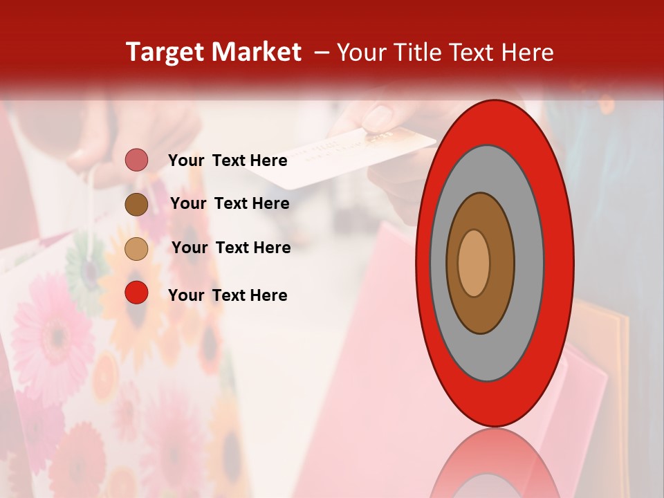 Consumer Mall Bag PowerPoint Template