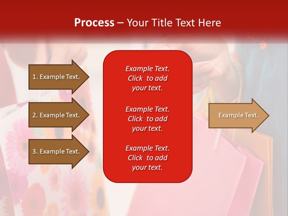 Consumer Mall Bag PowerPoint Template