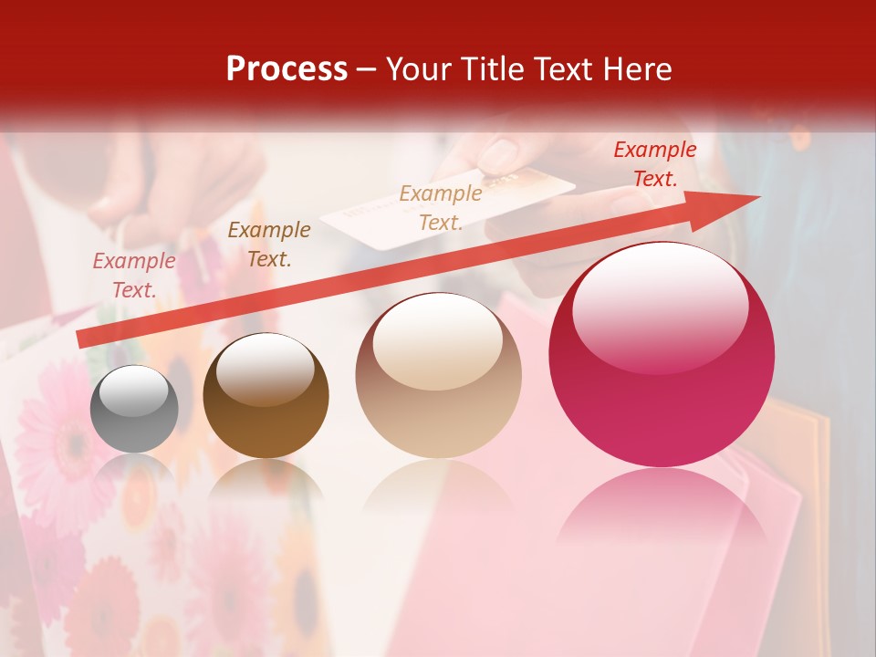 Consumer Mall Bag PowerPoint Template