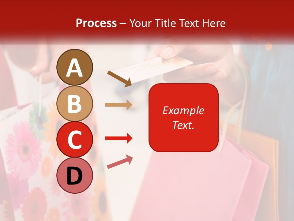 Consumer Mall Bag PowerPoint Template