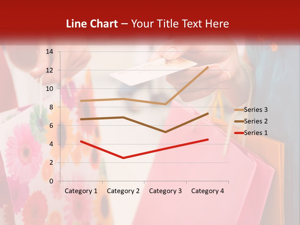 Consumer Mall Bag PowerPoint Template