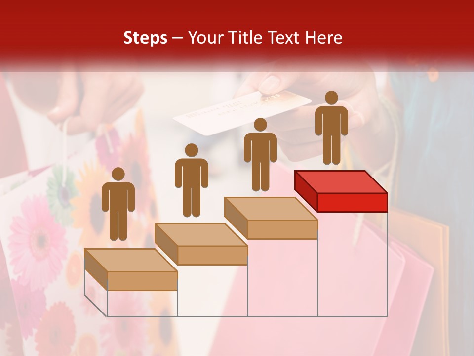 Consumer Mall Bag PowerPoint Template