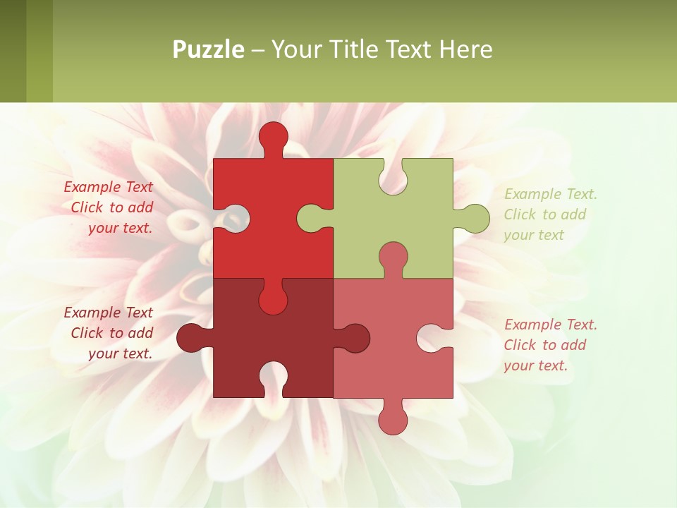 Nature Gardener Red PowerPoint Template