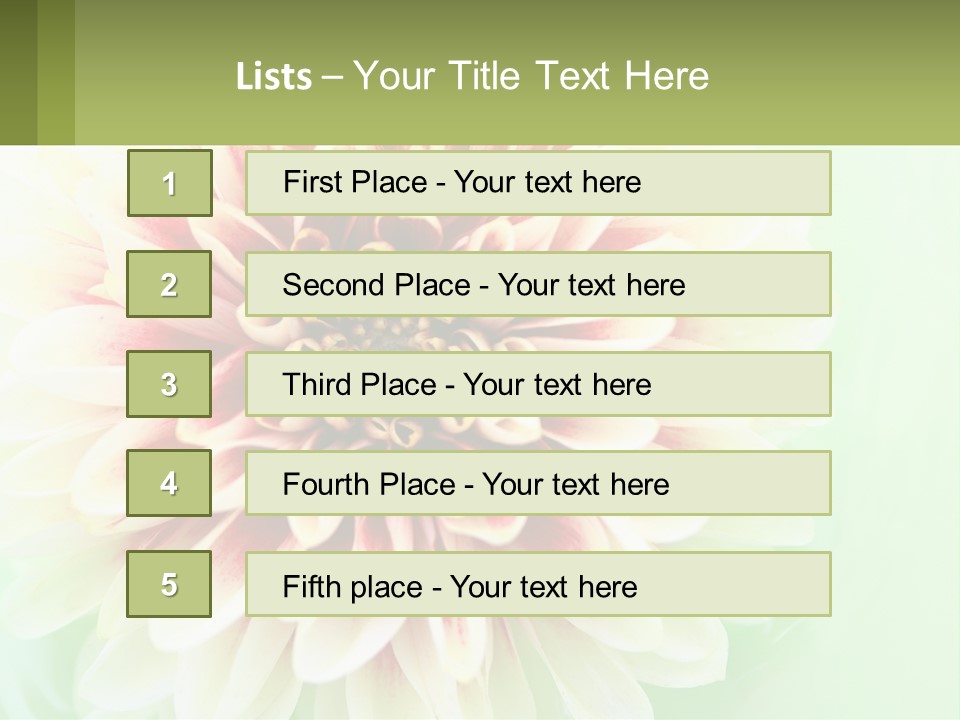 Nature Gardener Red PowerPoint Template