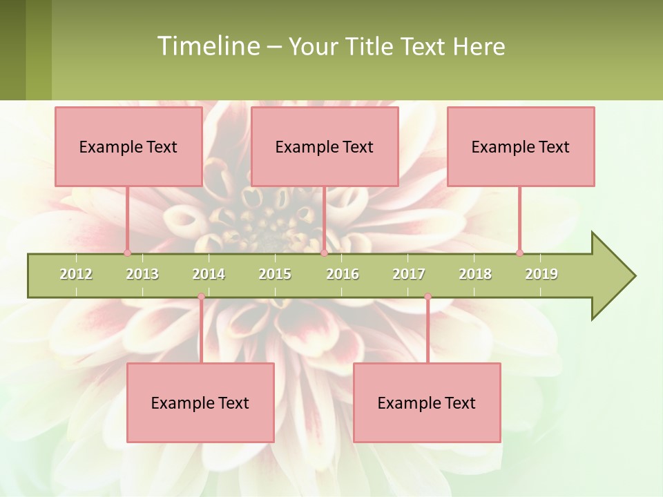Nature Gardener Red PowerPoint Template