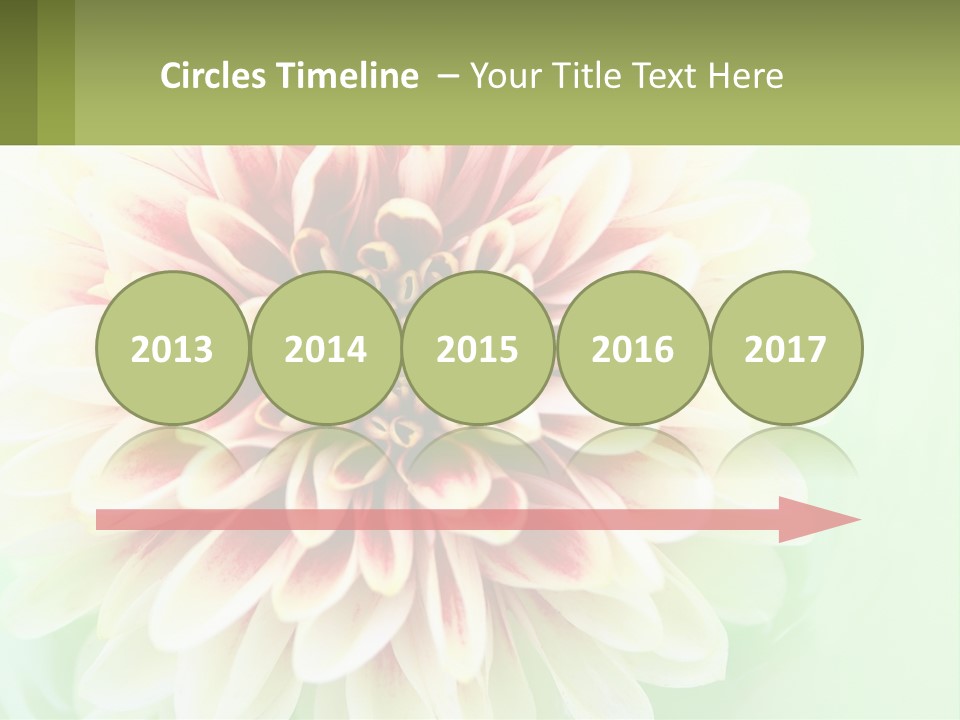 Nature Gardener Red PowerPoint Template