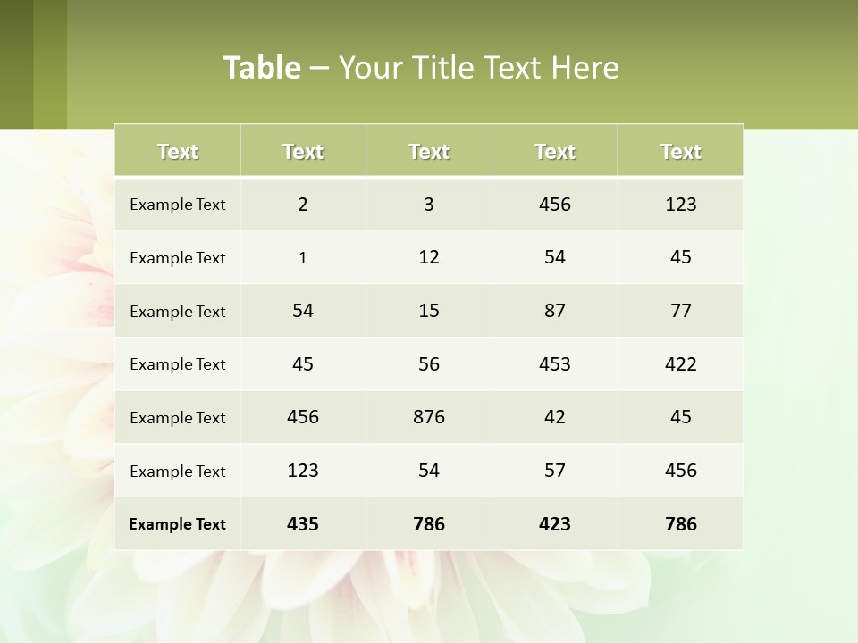 Nature Gardener Red PowerPoint Template