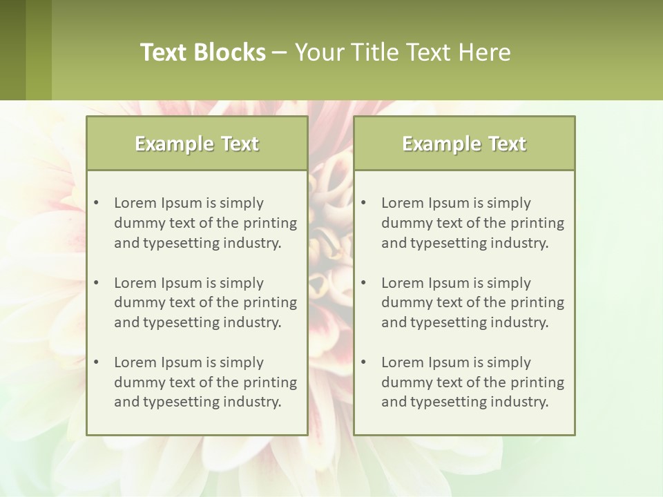 Nature Gardener Red PowerPoint Template